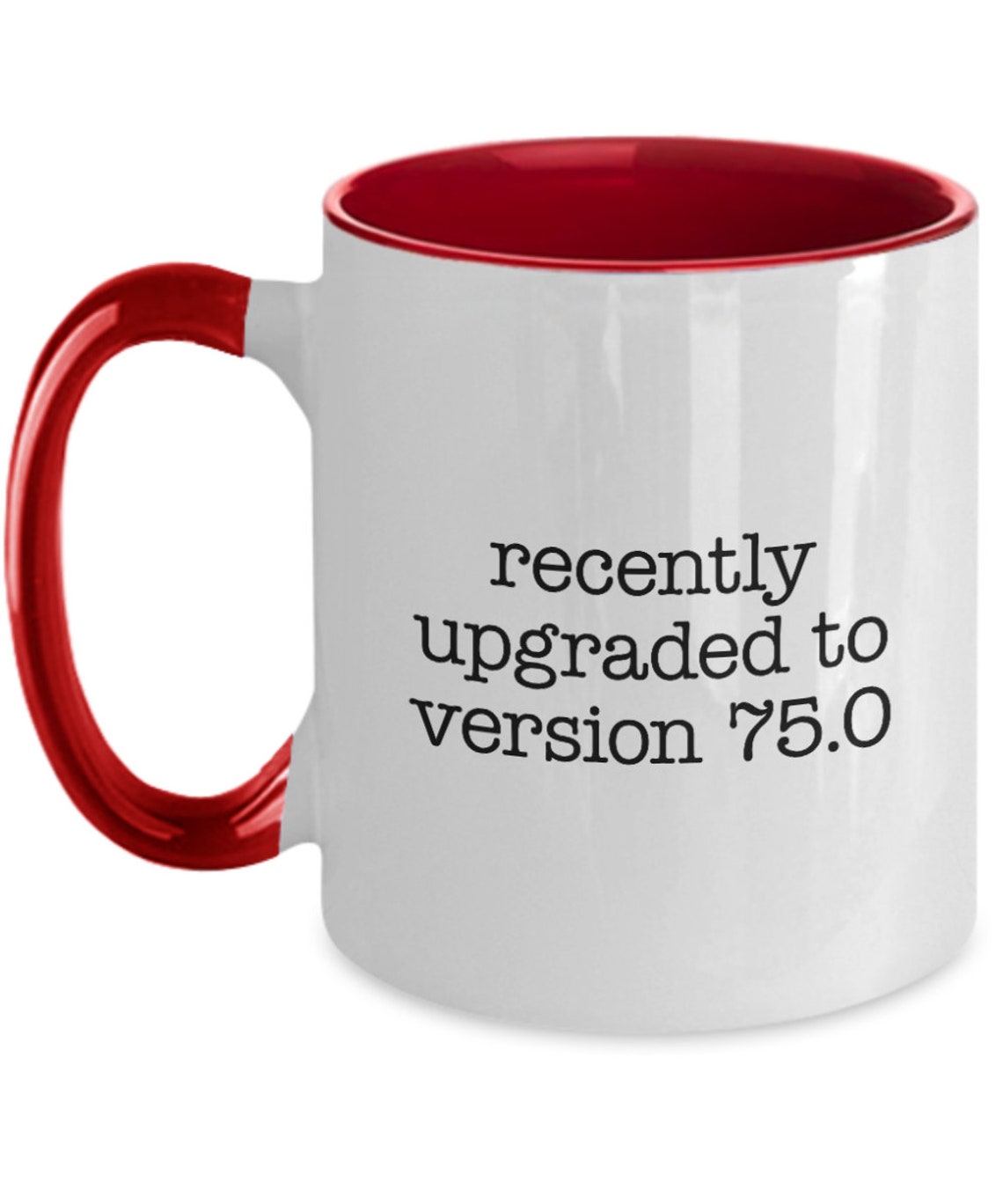Funny 75th birthday gift 75th birthday mug 75 year old Etsy