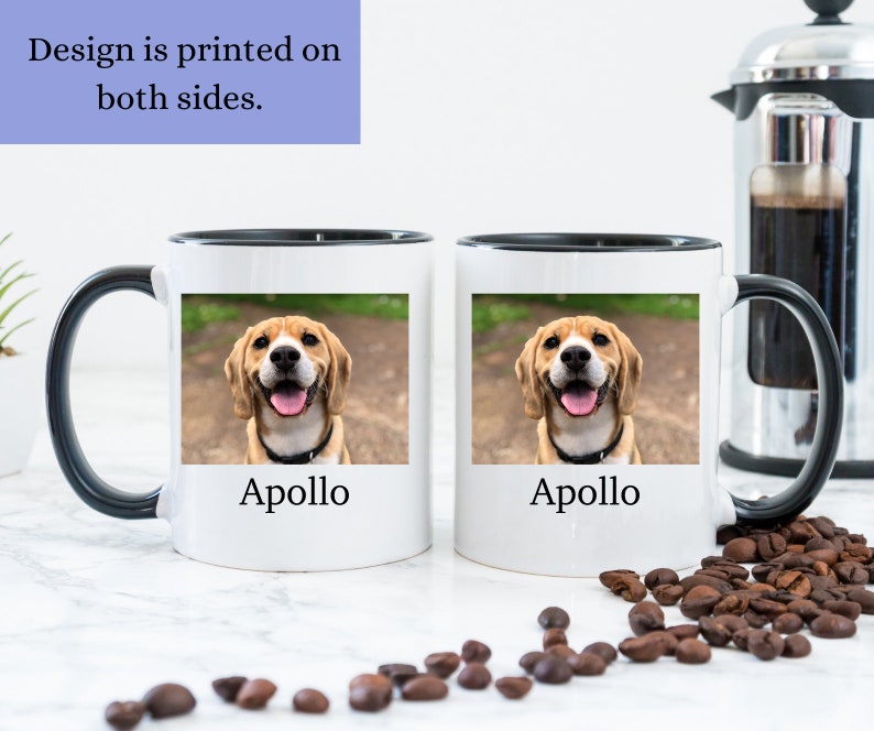 Personalized Photo Coffee Mug, Personalized Anniversary Photo Mug, Photo Mug Personalized, Mug With Photo/Text, Custom Photo Coffee Mug image 4