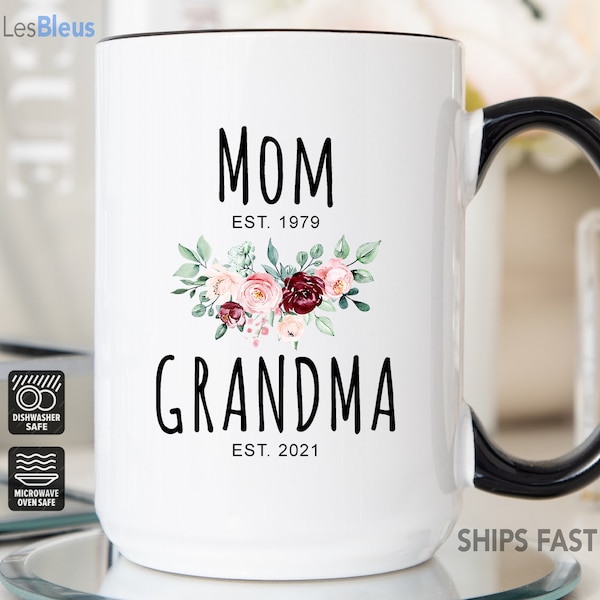 New Grandma Mug, First Time Grandma Gift, New Grandma Gift, Future Grandma Mug, Pregnancy Announcement Mug, Grandma Mug, Grandma To Be Mug