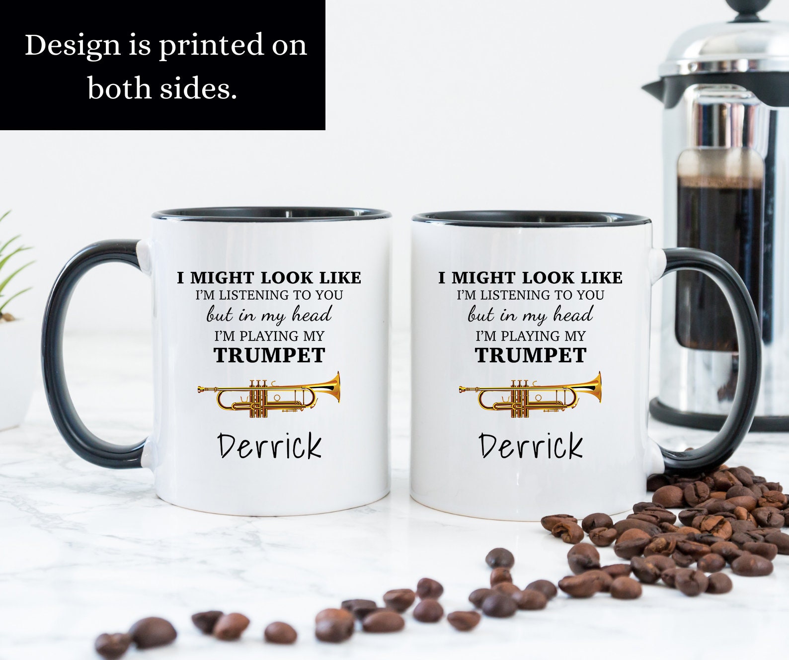 Trumpet Mug Trumpet Gifts Trumpet Coffee Mug Trumpet Player Etsy