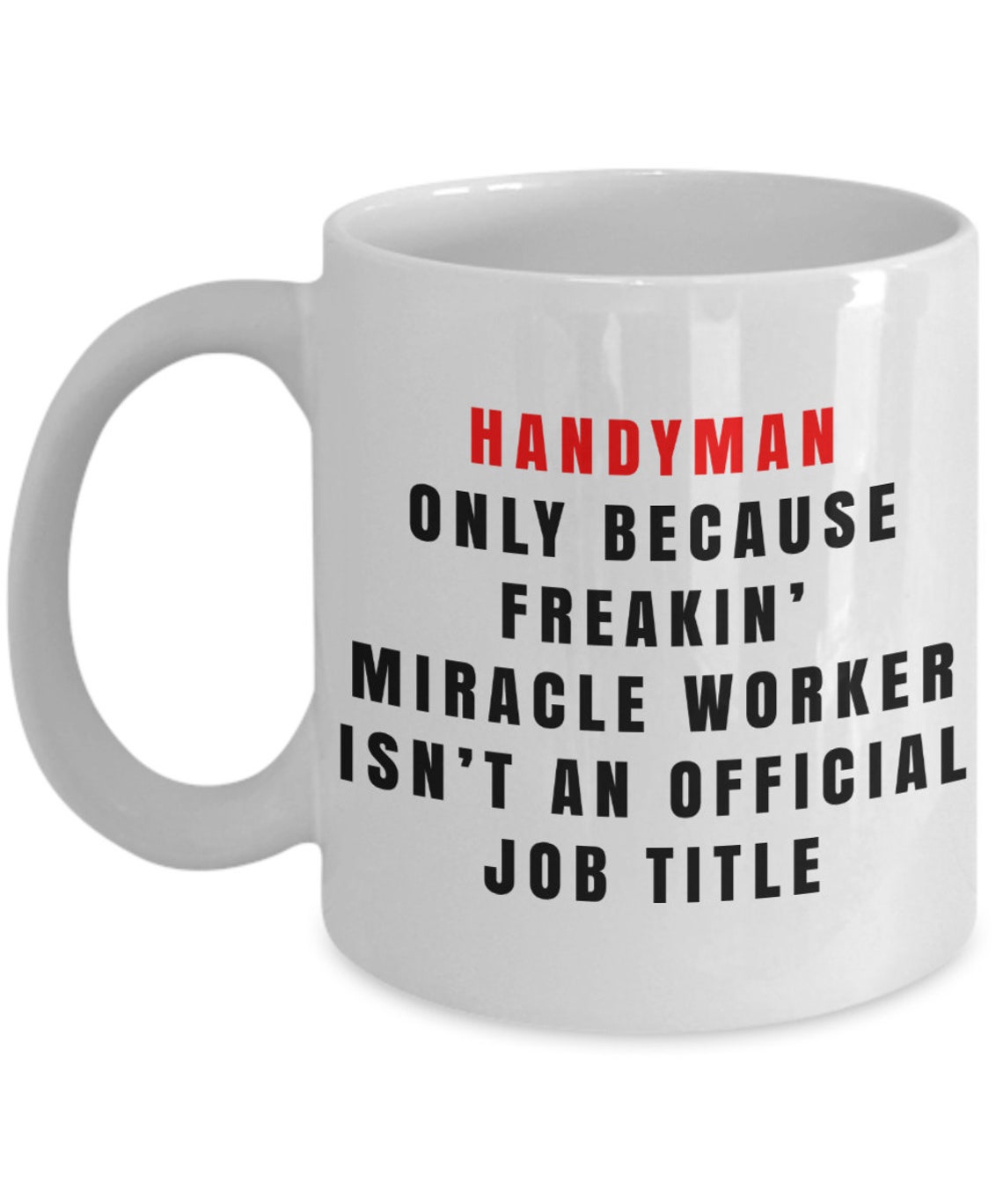 Handyman gift handyman mug handyman gift idea handyman gag Etsy