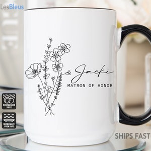 Matron Of Honor Mug, Matron Of Honor Gift, Matron Of Honor Proposal, Matron Of Honor Personalized Coffee Mug, Matron Of Honor Coffee Cup