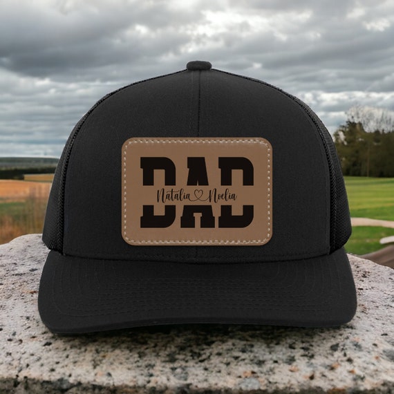Custom Dad Hat With Kids Names, Personalized Dad Trucker Hat, Dad Gift From Kids, Fathers Day Gift For Dad, Dad Hat Personalized