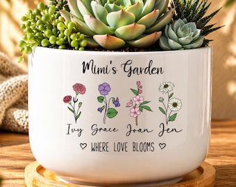 Personalized Mimi Gift, Custom Mimi Plant Pot, Mothers Day Gift For Mimi (LB-DZCP7B4G)