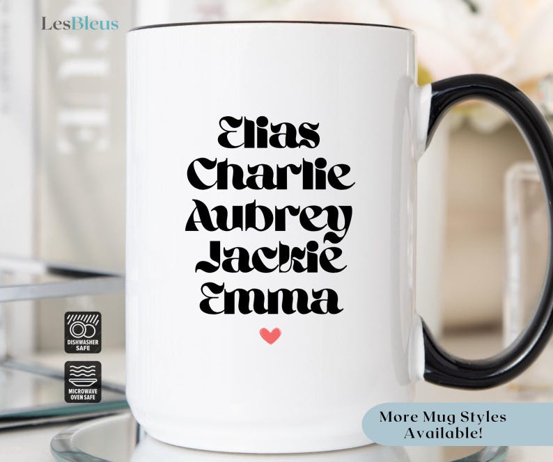 Cool Aunts Club Coffee Mug, Personalized Aunt Mug, Aunt Gift Mug, Aunt