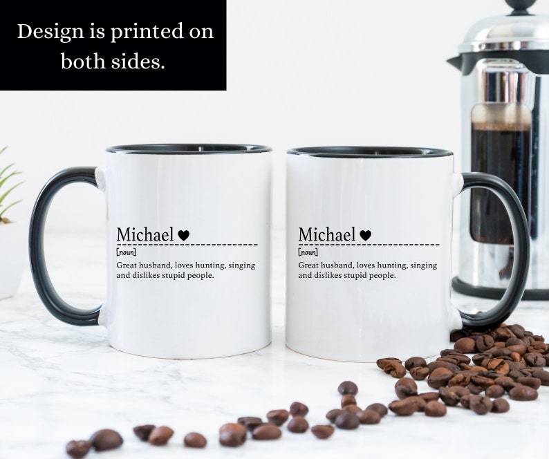 Personalized Name Definition Mug Personalize Name Coffee Mug Etsy