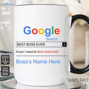 Best Boss Ever Mug, Best Boss Ever Gifts, Boss Day Gift, Boss Mug Personalized, Best Boss Gifts, Boss Gifts for Women Leaving