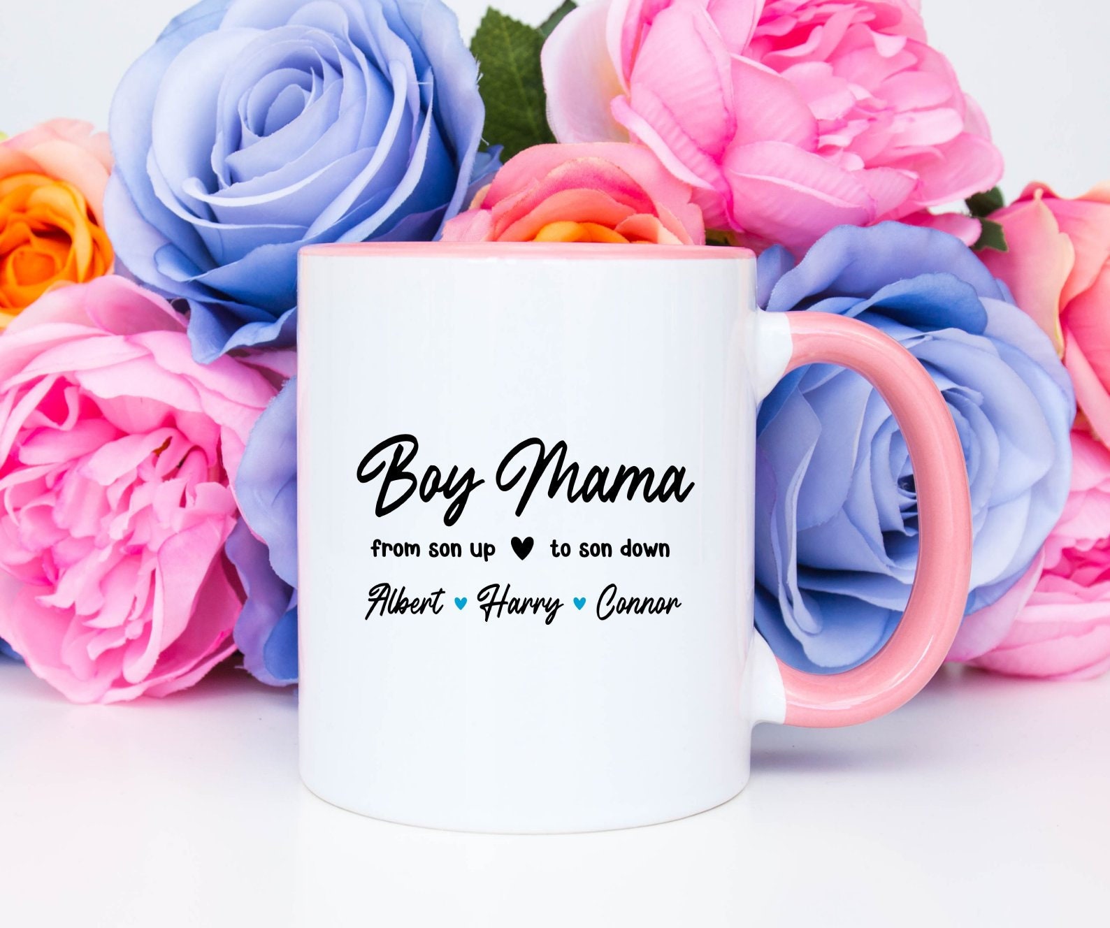 Boy Mom Coffee Mug - Blush and Bold Collective