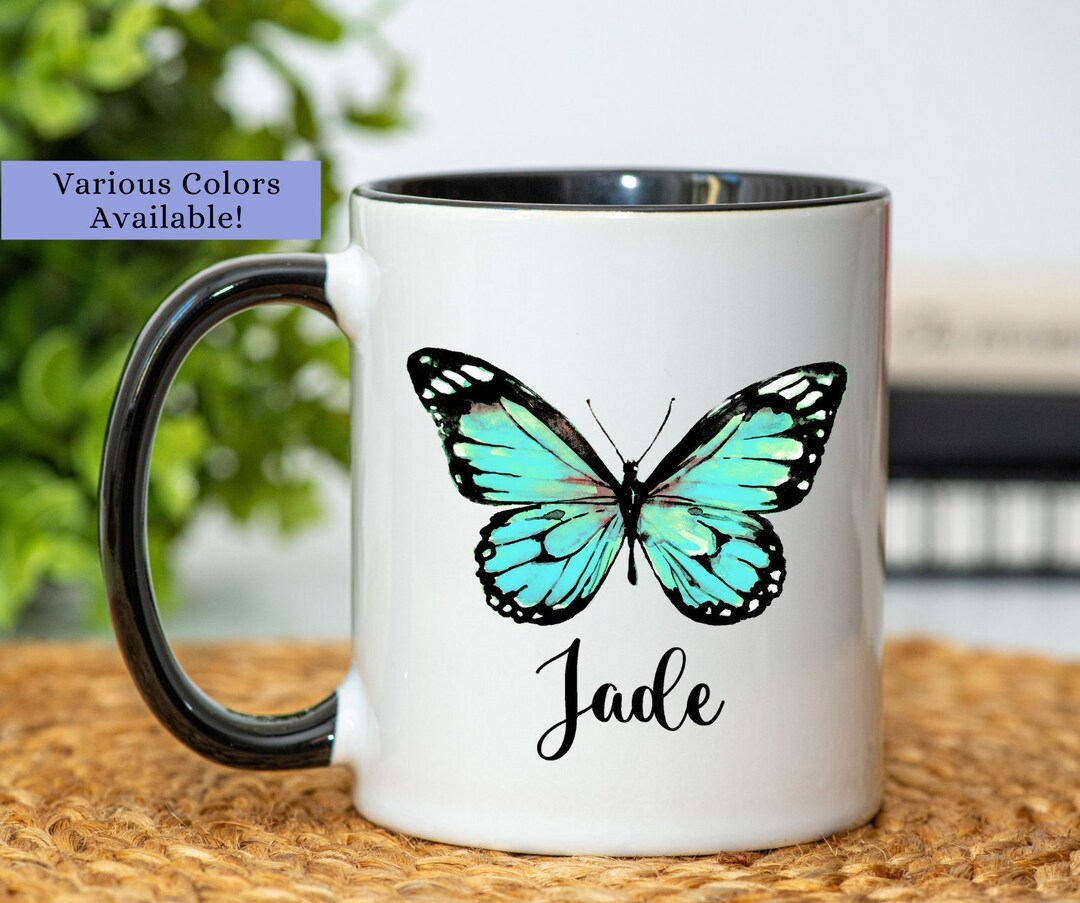 Butterfly Mug Butterfly Gifts for Women Butterfly Coffee Etsy