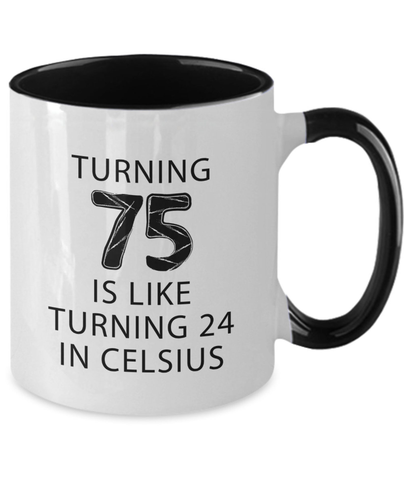 75th birthday for men 75th birthday mug 75 year old gifts  Etsy