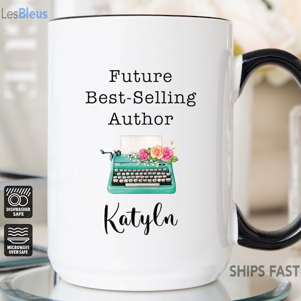 Future Best Selling Author Mug, Funny Writer Gift, Journalist Mug, Journalist Gift, Author Mug, Future Author Gift, Gift For New Author