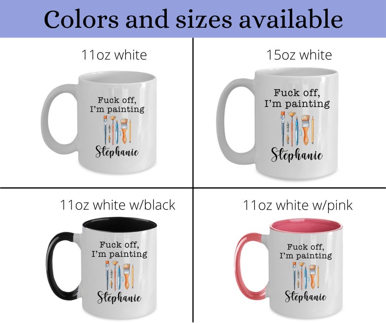 Taza de pintor, regalo de artista, taza de café de pintor, taza de artista, regalo de pintor, taza de artista, taza de pintor, taza de café de artista, taza de café de artista imagen 7
