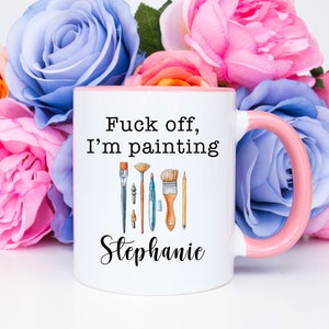 Taza de pintor, regalo de artista, taza de café de pintor, taza de artista, regalo de pintor, taza de artista, taza de pintor, taza de café de artista, taza de café de artista imagen 6