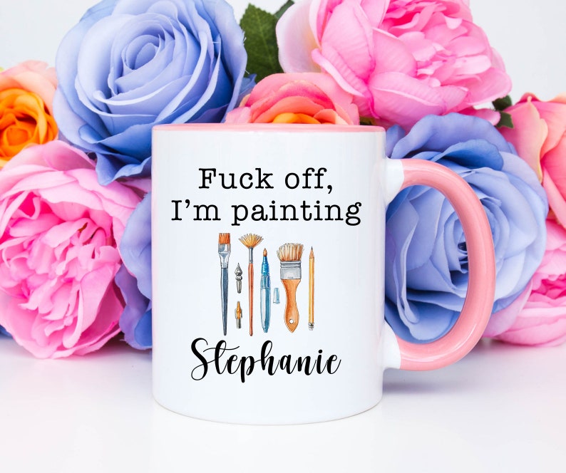 Taza de pintor, regalo de artista, taza de café de pintor, taza de artista, regalo de pintor, taza de artista, taza de pintor, taza de café de artista, taza de café de artista imagen 6