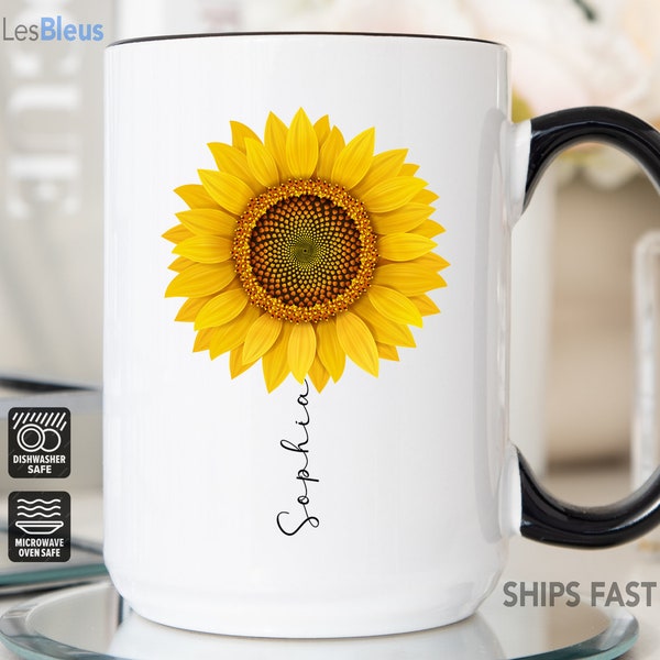Sunflower Mug, Sunflower Gifts, Sunflower Cup, Sunflower Coffee Mug, Sunflower Coffee Cup, Sunflower Gifts For Her, Sunflower Gifts Women