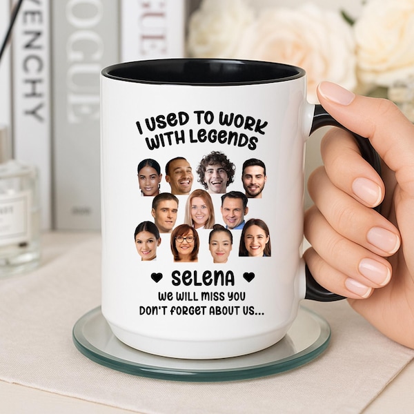 Custom Coworker Gift, Coworker Leaving Mug, I Used to Work With Legends, Office Goodbye Gift, Appreciation Gift for Coworker (LB-EFP239)