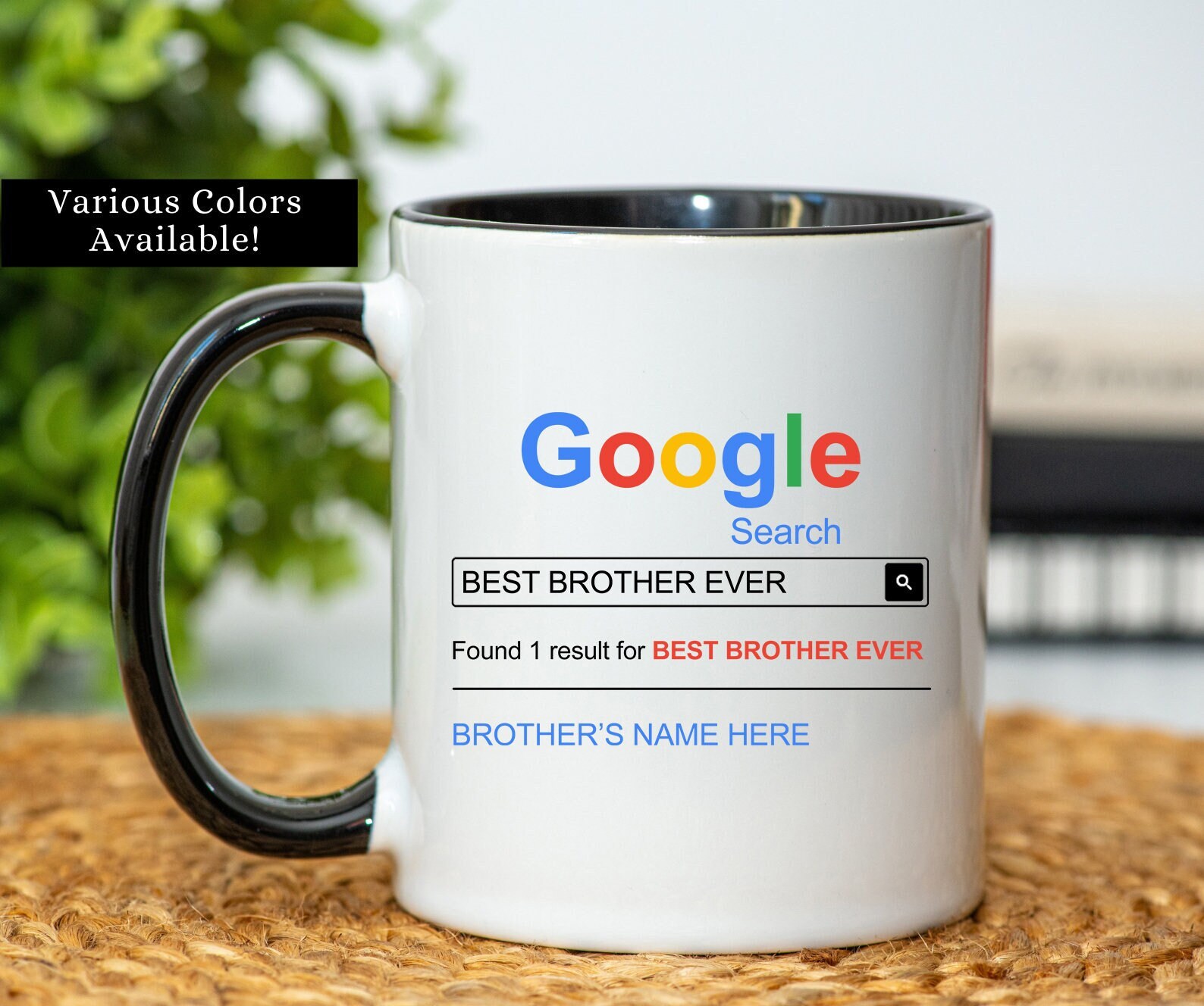 Personalize Brother Mug Brother Gift Brother Cup Brother Etsy