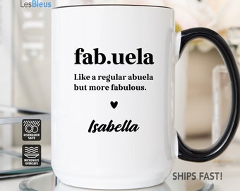 Fabuela Definition Mug, Abuela Mug, Abuela Gift for Abuela, Gift for Abuela, Abuela Gift, Abuela Cup, Abuela Coffee Mug