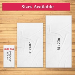 Lacrosse Beach Towel Personalized, Lacrosse Gifts, Lacrosse Pool Towel, Lacrosse Player Gifts, Lacrosse Bath Towel, Lacrosse Coach Gift image 2