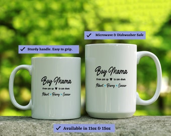 Mom of Boys Work From Son Up Till Down, Mom of Boys Gift, Boy Mom Coffee  Mug for Sale by Designs4Less
