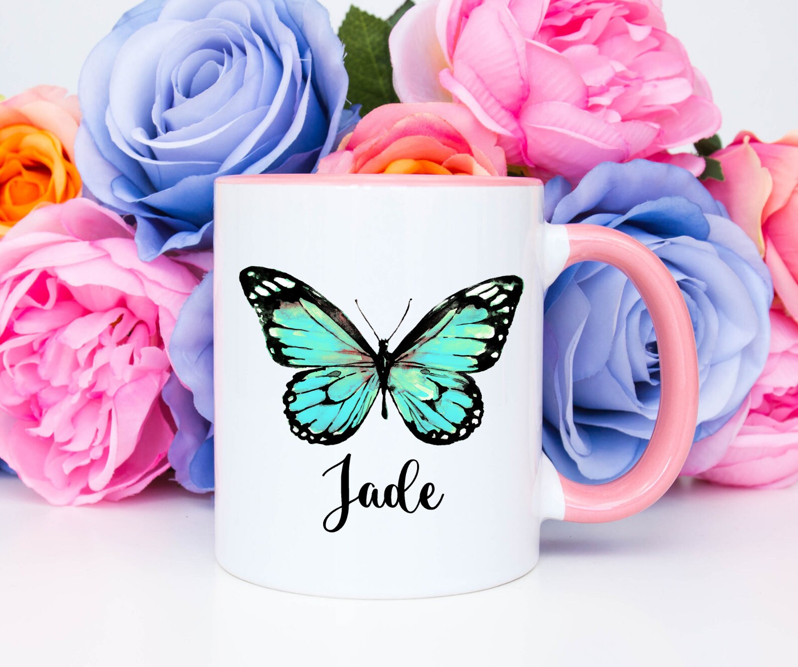 Butterfly Mug Butterfly Gifts for Women Butterfly Coffee Etsy
