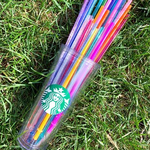 Cute Reusable Straw | Venti Extra Long | Colored Straws | Tumbler Straw | Custom Tumbler | Venti | Tumbler | Eco Friendly | Reusable | Gift
