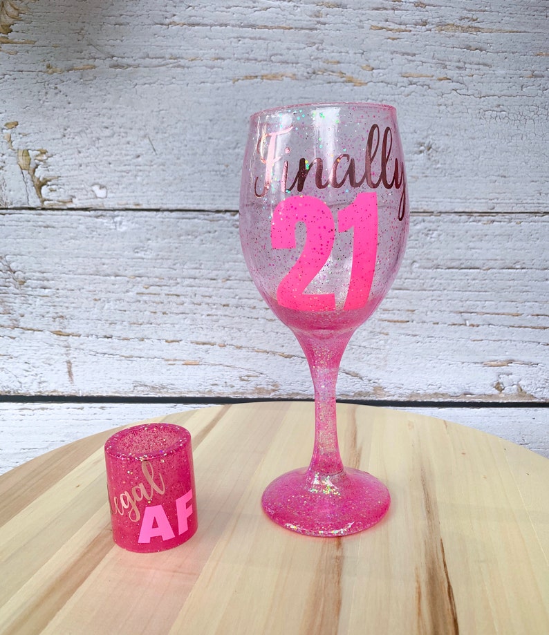 Custom Wine Glass Birthday Wine Glass Custom Glass Etsy