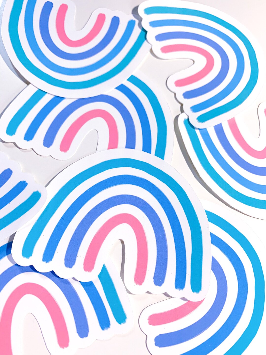 Pastel Rainbow Sticker | Weatherproof, Cute Vinyl Decal - Etsy