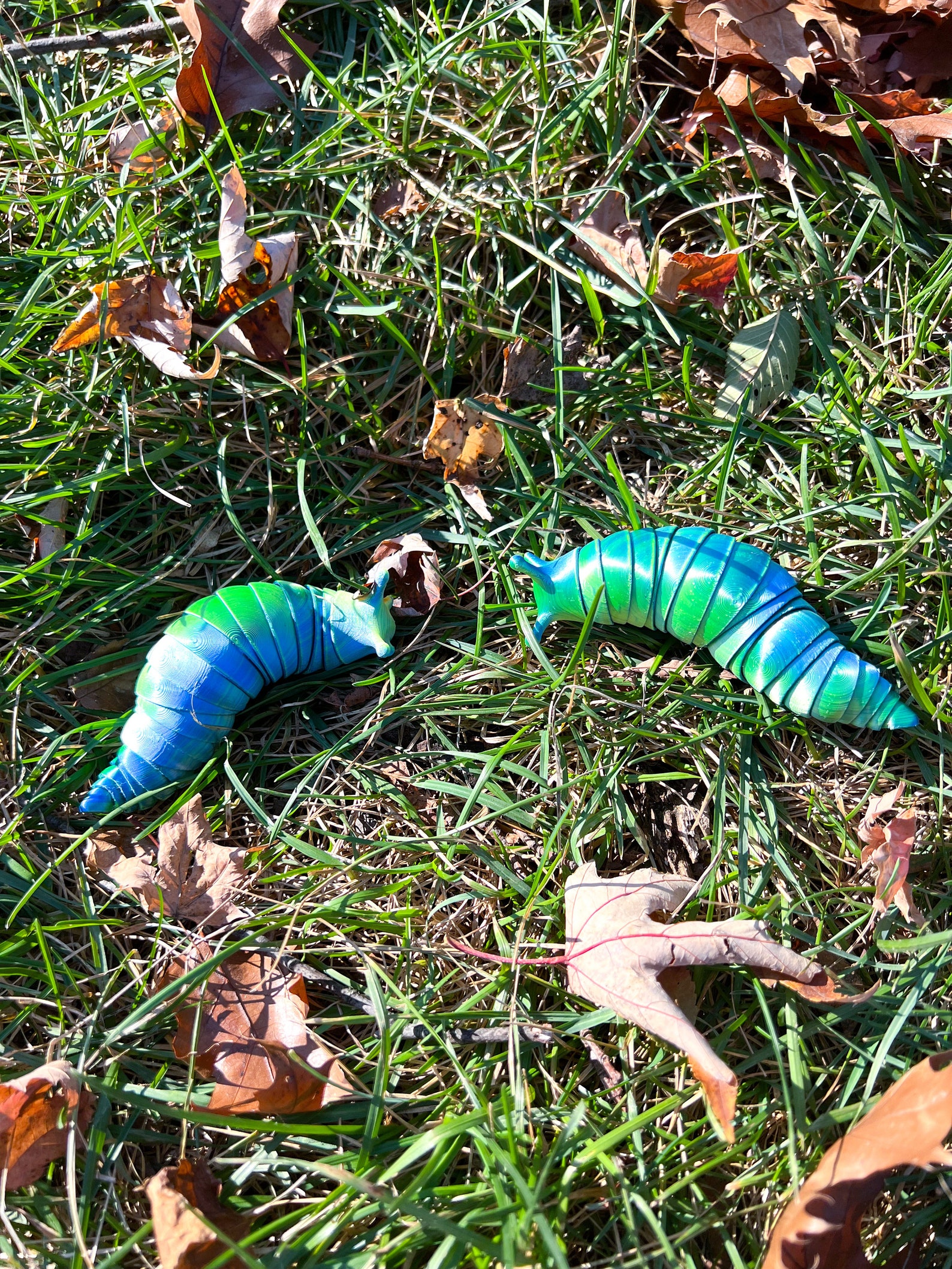 Desk Slug Color Shifting Slug | 3D Printed Fidget Desk Toy - Etsy