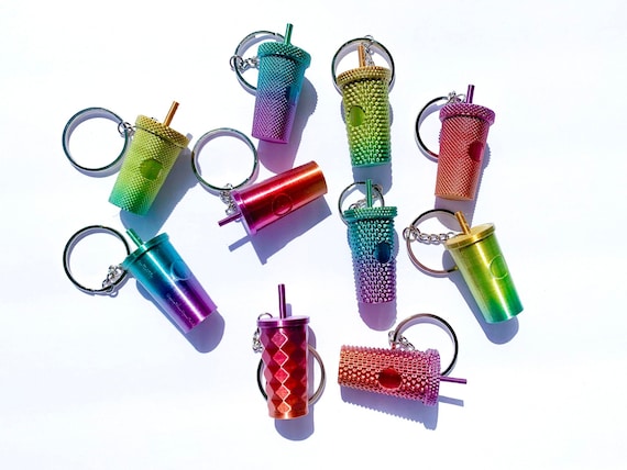 小物 Starbucks Keychains Starbucks Surprise Cold Cup Keychain Complete Set of 6 NEW