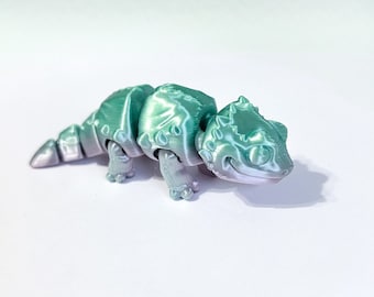 Pastel Rainbow Baby Bearded Dragon Fidget Toy