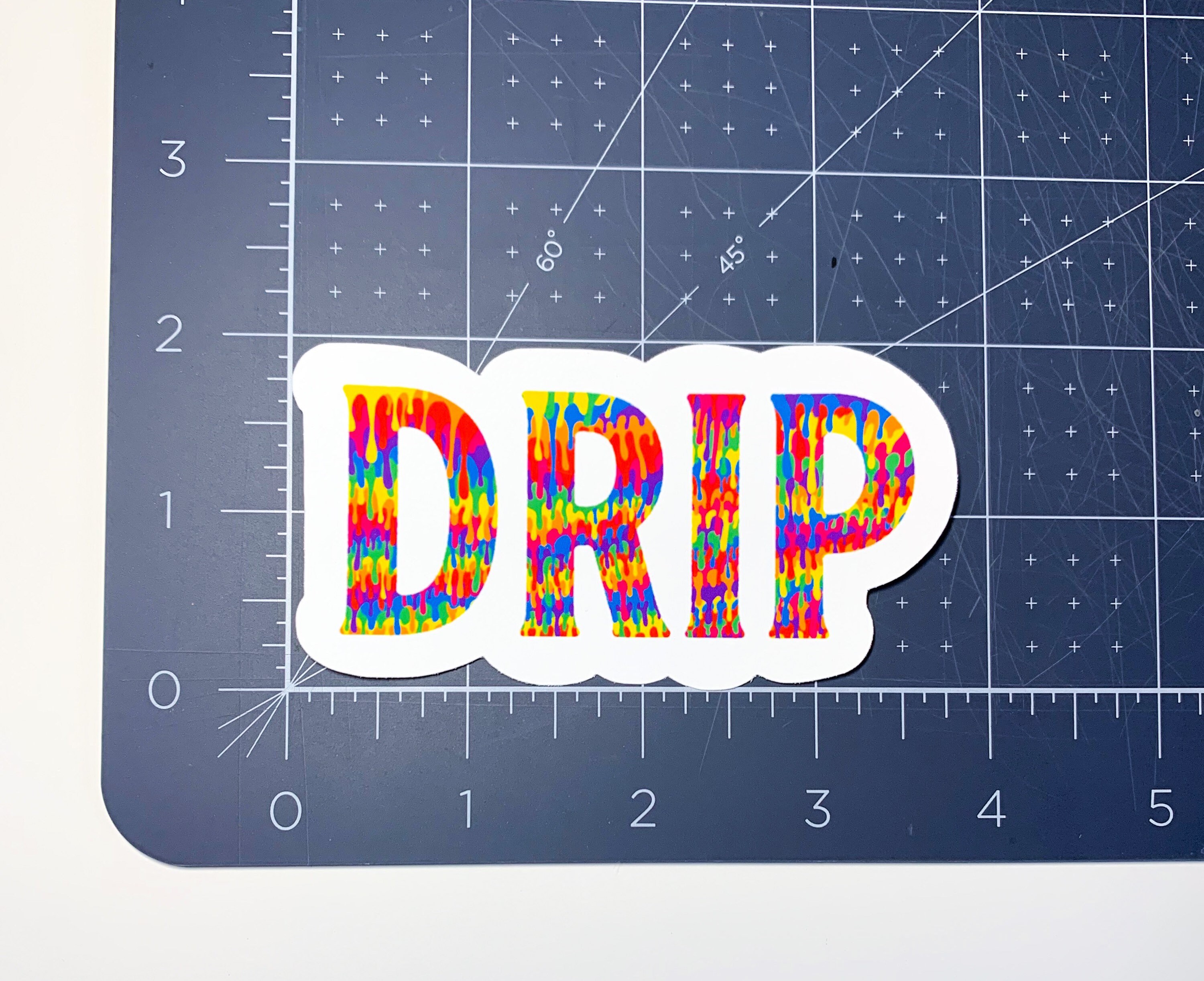 Sticky Drip Sticker DRIP Sticker | Colorful Sticker | Dripping | Weatherproof Sticker ...