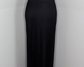 Evolution Vintage maxi slit skirt stretchy Medium black