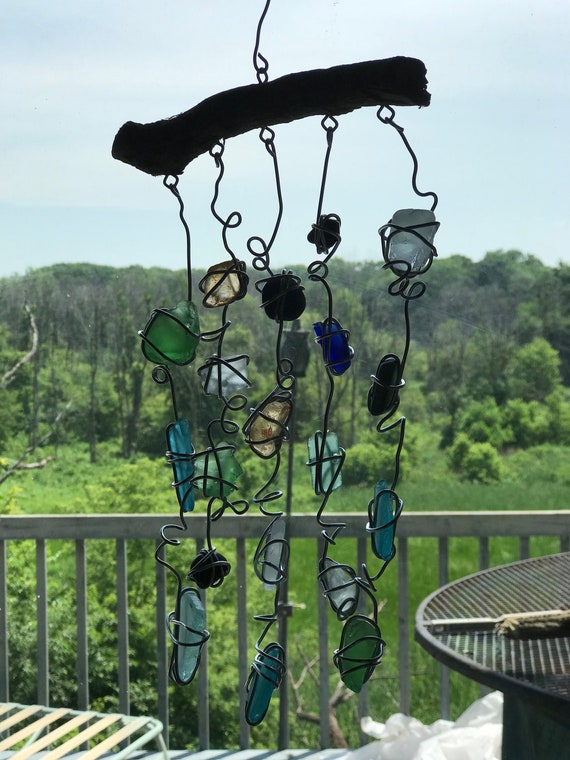 Beach Glass Sun Catcher Wind Chime
