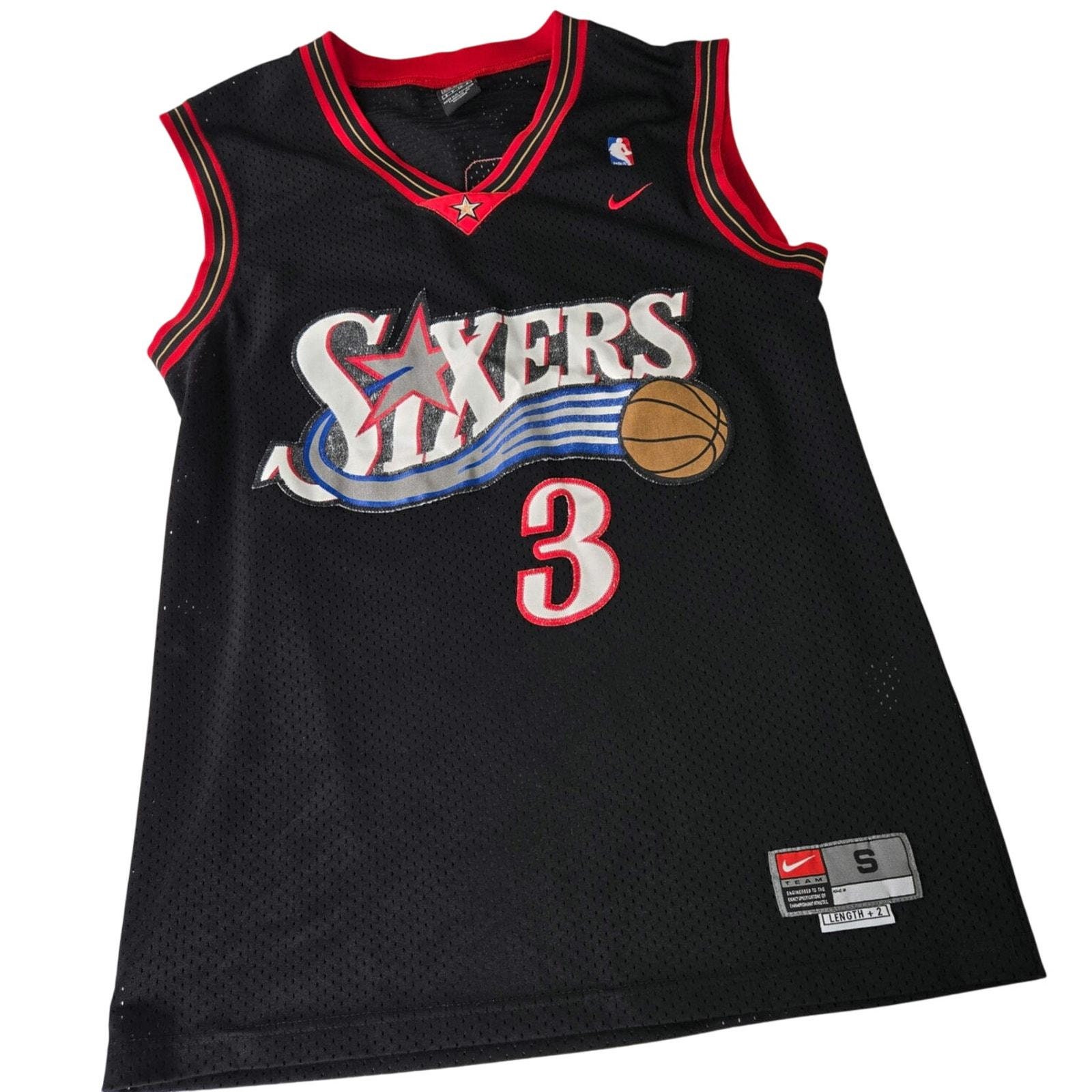 ✨美品NIKE Sixers Iverson ゲームシャツノースリーブ メッシュ 中古・古着通販】NIKE (ナイキ) SIXERS IVERSON ゲームシャツ
