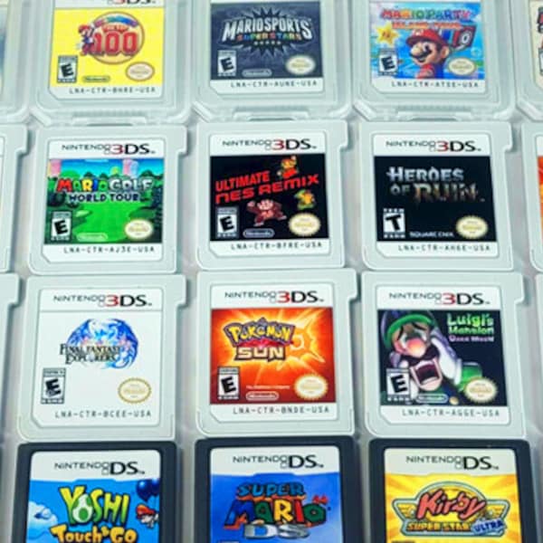 Authentic Nintendo DS/3DS Games You Pick and Choose Video Game Lot