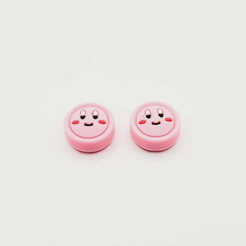 Thumb Stick Grip Joystick Covers – Thumb Grips for Original Switch, Switch Lite & OLED – Joy-Con Caps – Switch Accessories Kirby