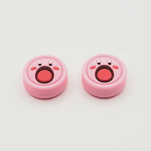 Thumb Stick Grip Joystick Covers – Thumb Grips for Original Switch, Switch Lite & OLED – Joy-Con Caps – Switch Accessories Open-Mouth Kirby