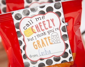 Cheez-It Valentine Card Printable: Kids Non-Candy Favor (PDF)