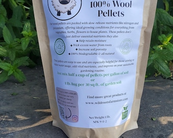 Wool Pellets - 100% Organic Garden Fertilizer