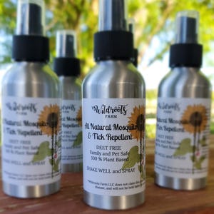 All-Natural Mosquito & Tick Repellent (4oz)
