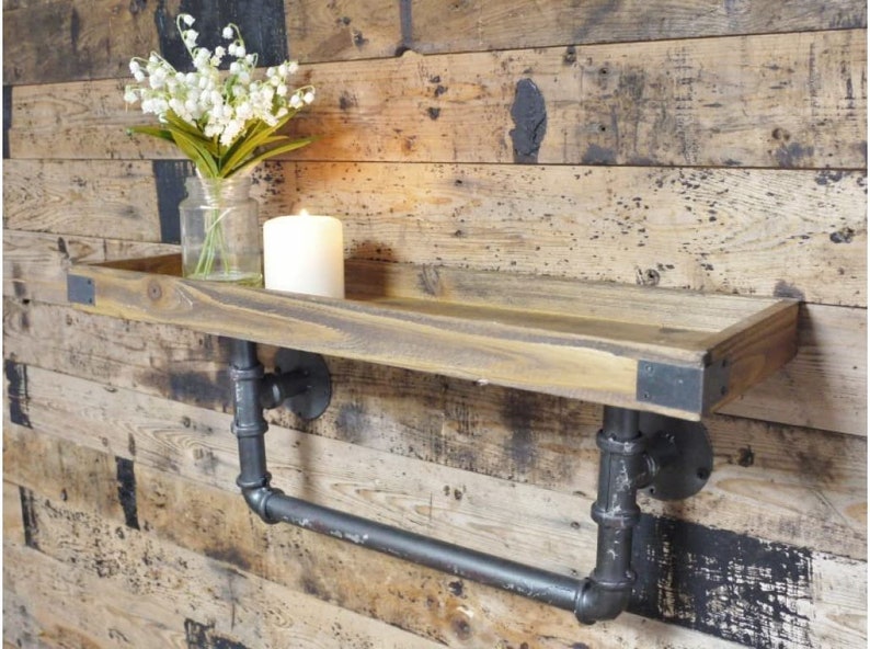 Industrielle Stil Regale Garage Lagerung Rohrregal Metall | Etsy