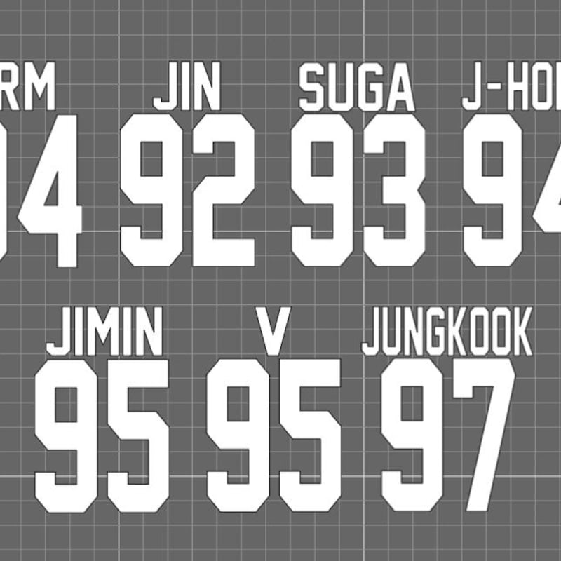 Bts Debut Jerseys - Etsy