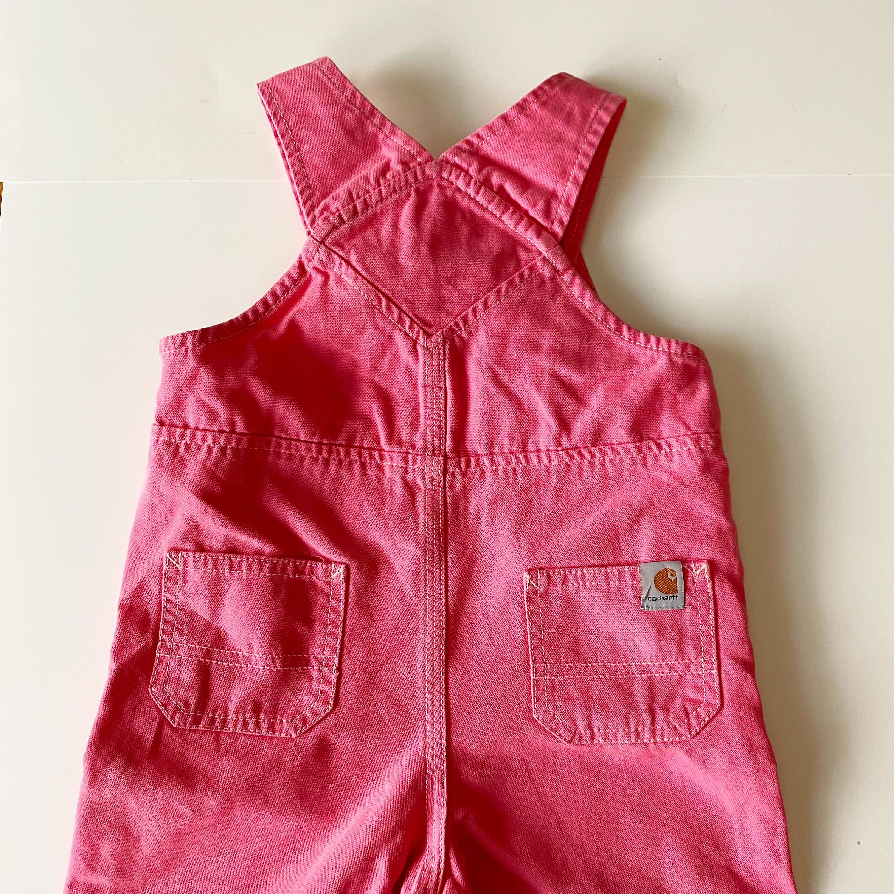 Vintage Carhartt Pink Bib Overalls With 