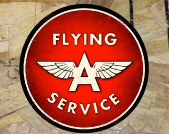 1 1//2 3//4 INCH FLYING A GASOLINE DECALS STICKERS