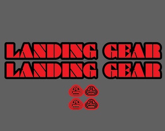 SE Bikes BMX Landing Gear Only Stickers Decals Bike Kit - Choose Color Options