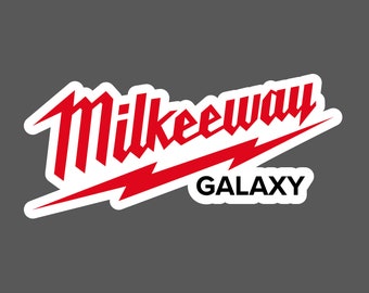 Milky Way Galaxy Tool Parody Funny Decal Sticker 5" - 3 for 1