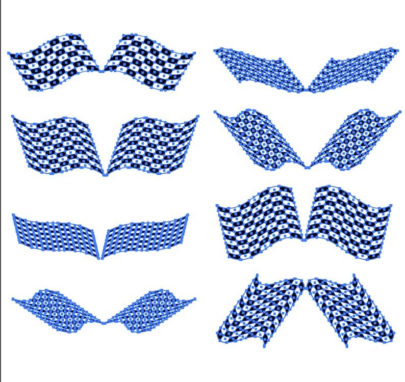 Checker Flags Wave Waving Hot Rod Race Illustration SVG, EPS, PNG ...