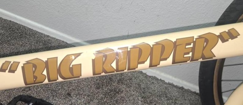 Big Ripper Frame Numbers SE Bikes BMX BIG Ripper Frame Only Stickers Decals Bike Kit - Choose ...