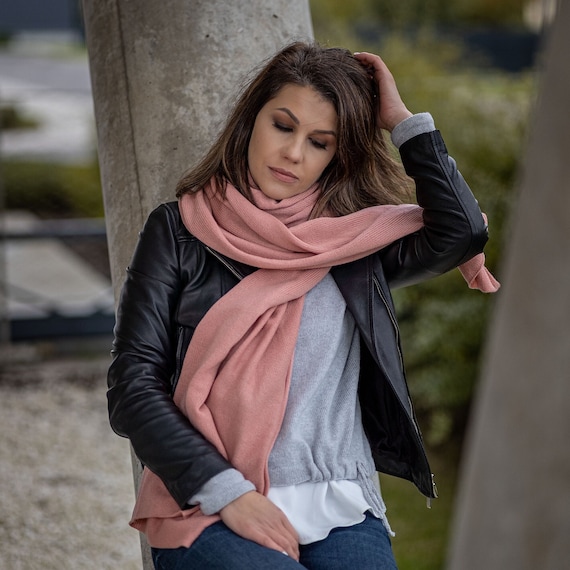 Blush cashmere wrap deals
